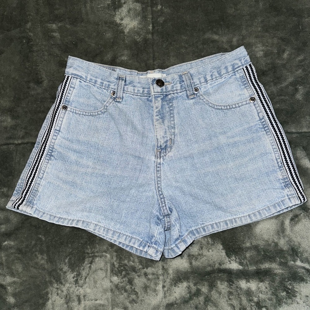 Vintage Canyon River Blues Shorts Women's 5 Light Blue Denim Cotton Mid-Rise 90s